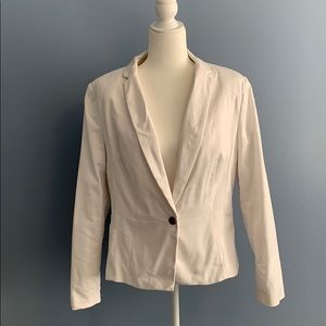 Sharp White Blazer
